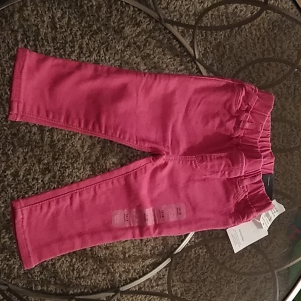 Hot pink jeans baby girl 12-18